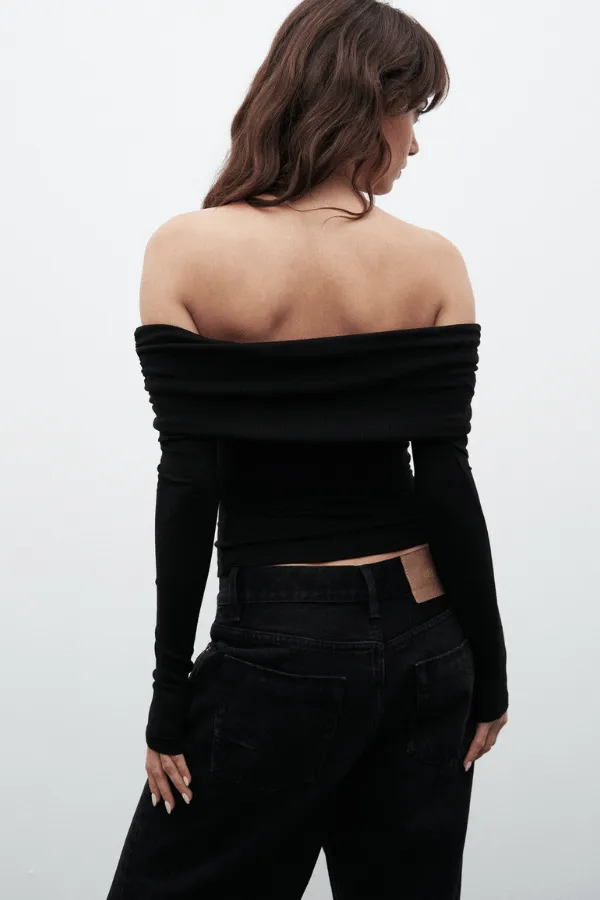 Alessandra Top Black