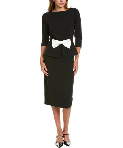 Alexia Admor Joyce Peplum Midi Sheath Dress