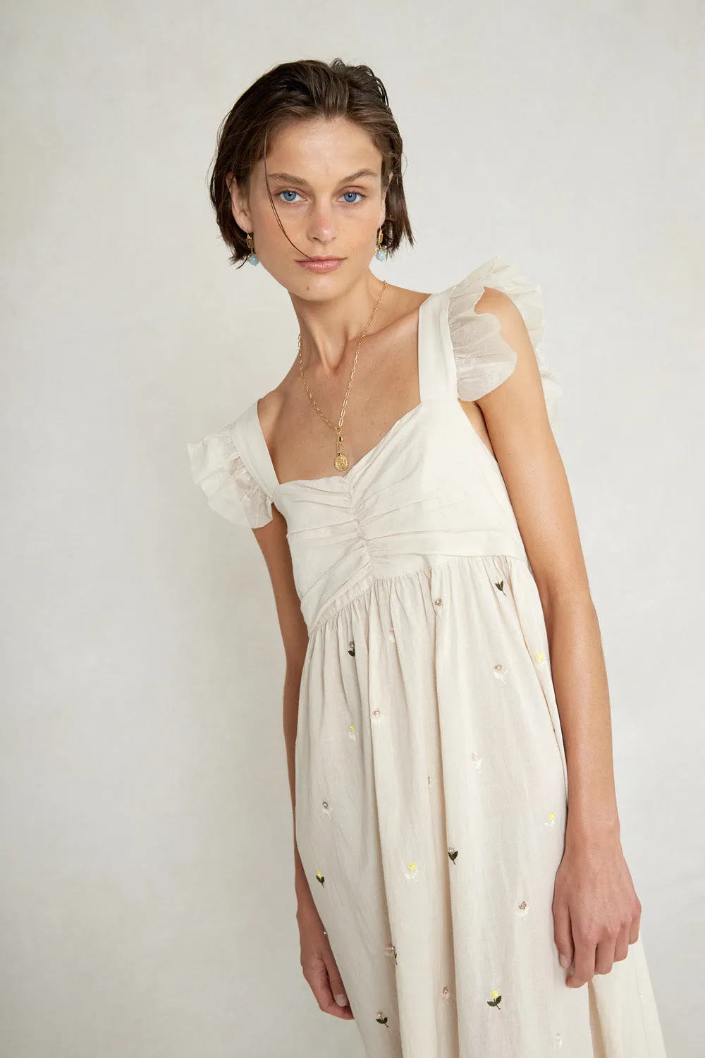 Amelia Dress Antique White