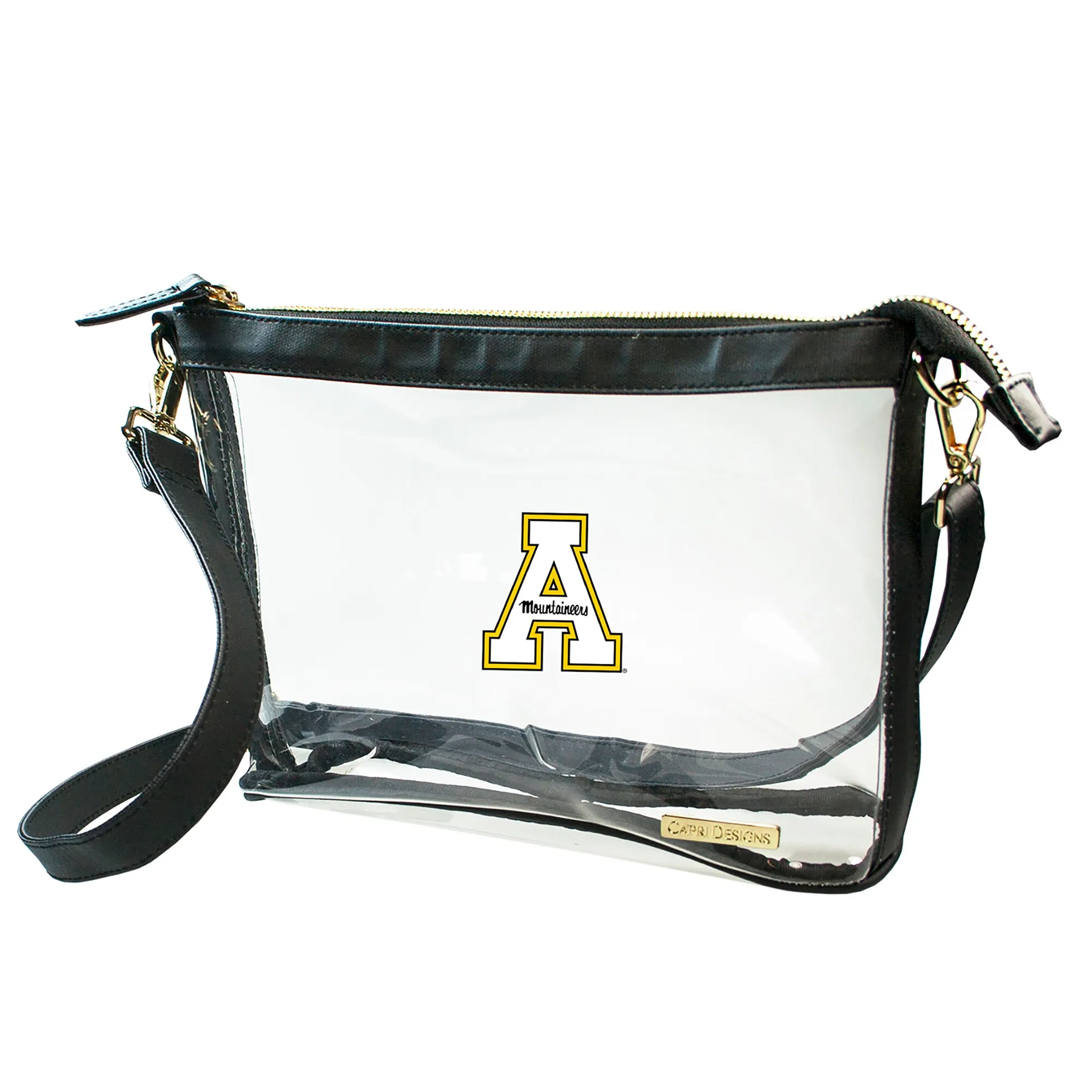 Appalachian State Mountaineers Women's Black Large Crossbody Bag