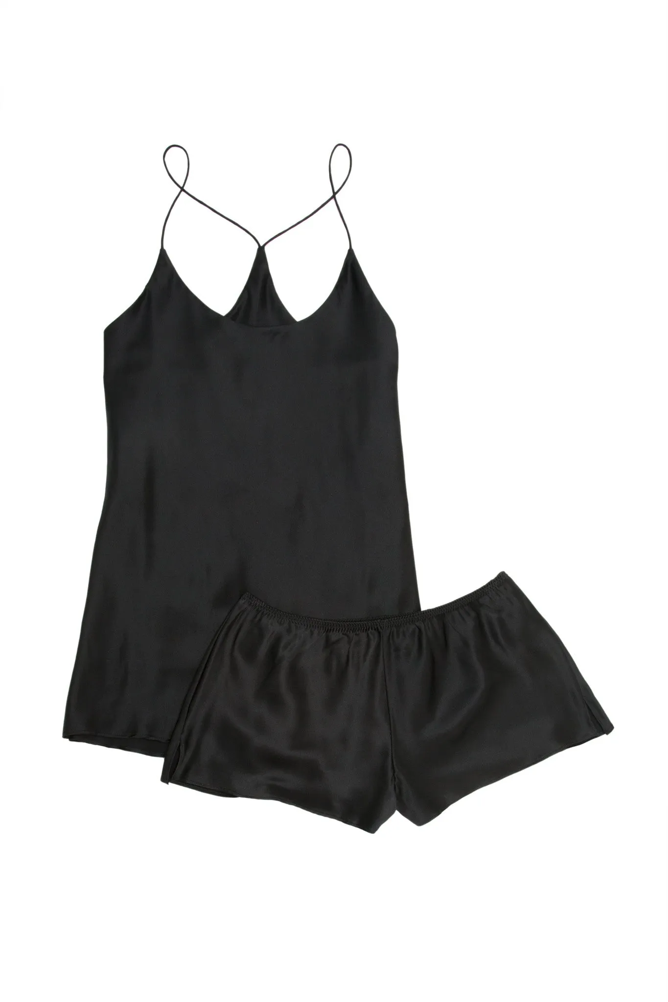 Bella Jet Black Camisole Set