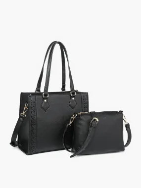 Betsy Structured Crossbody - Black