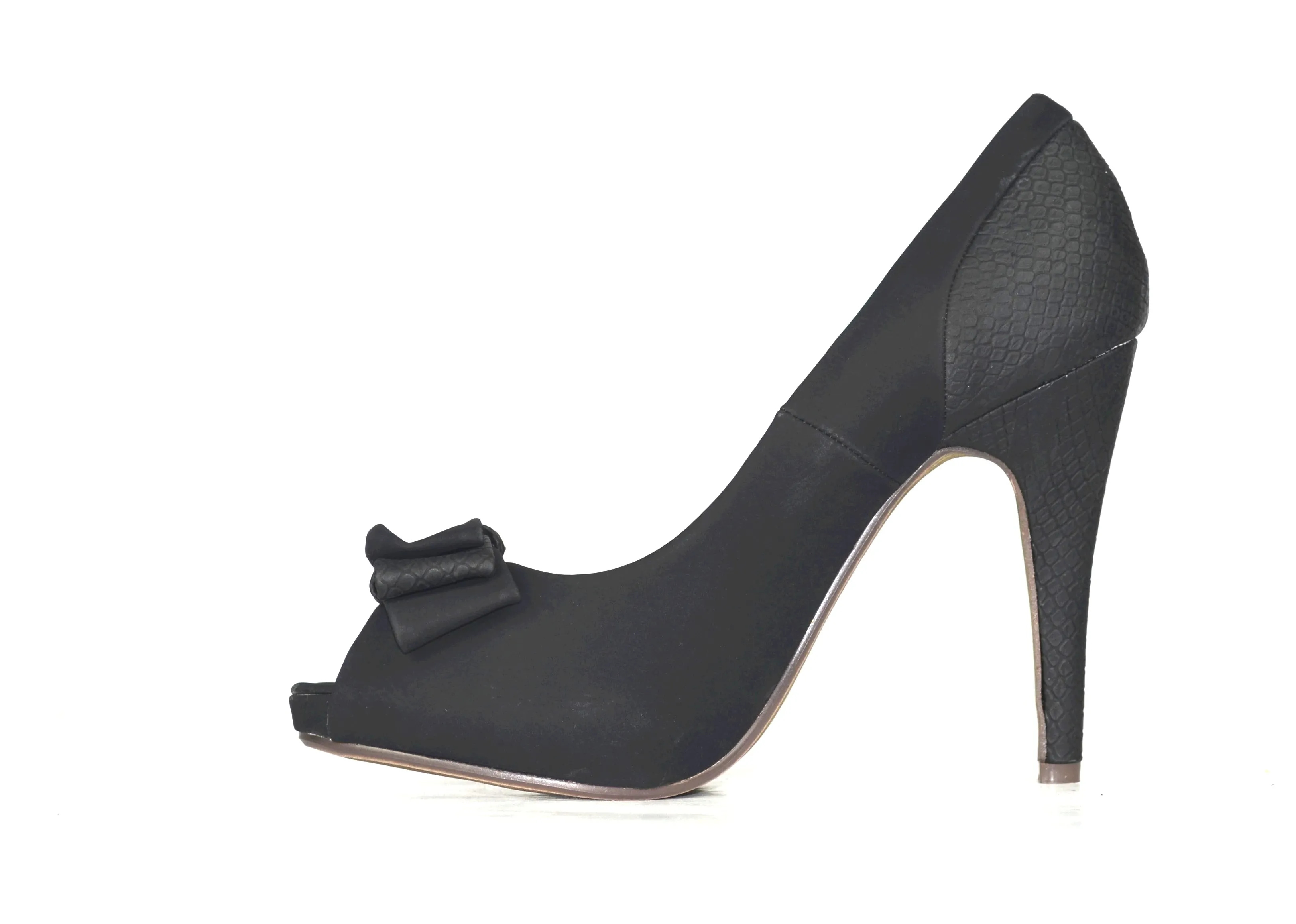 Black stiletto pumps Mae