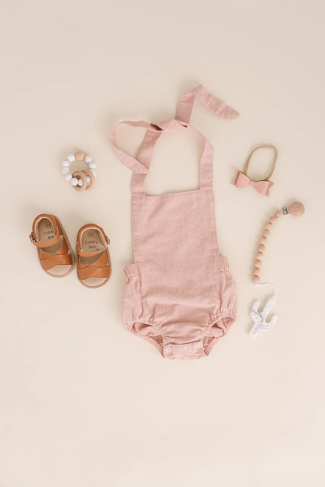 Blush Halter Romper