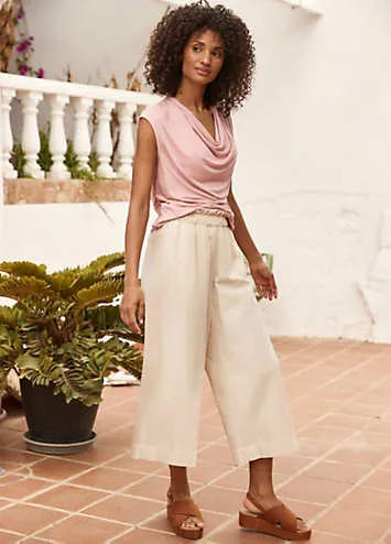 bonprix Linen Blend Culottes | Grattan