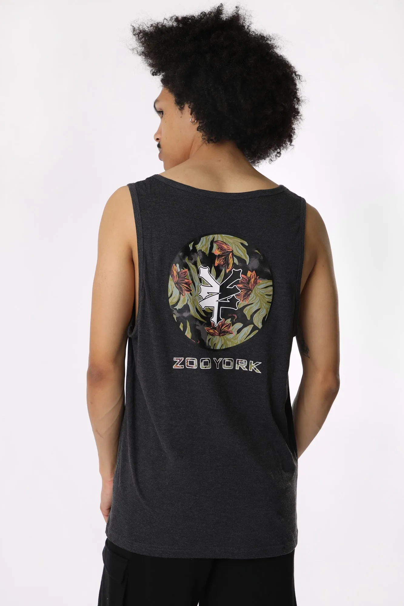 Camisole Imprimée Logo Tropical Zoo York Homme