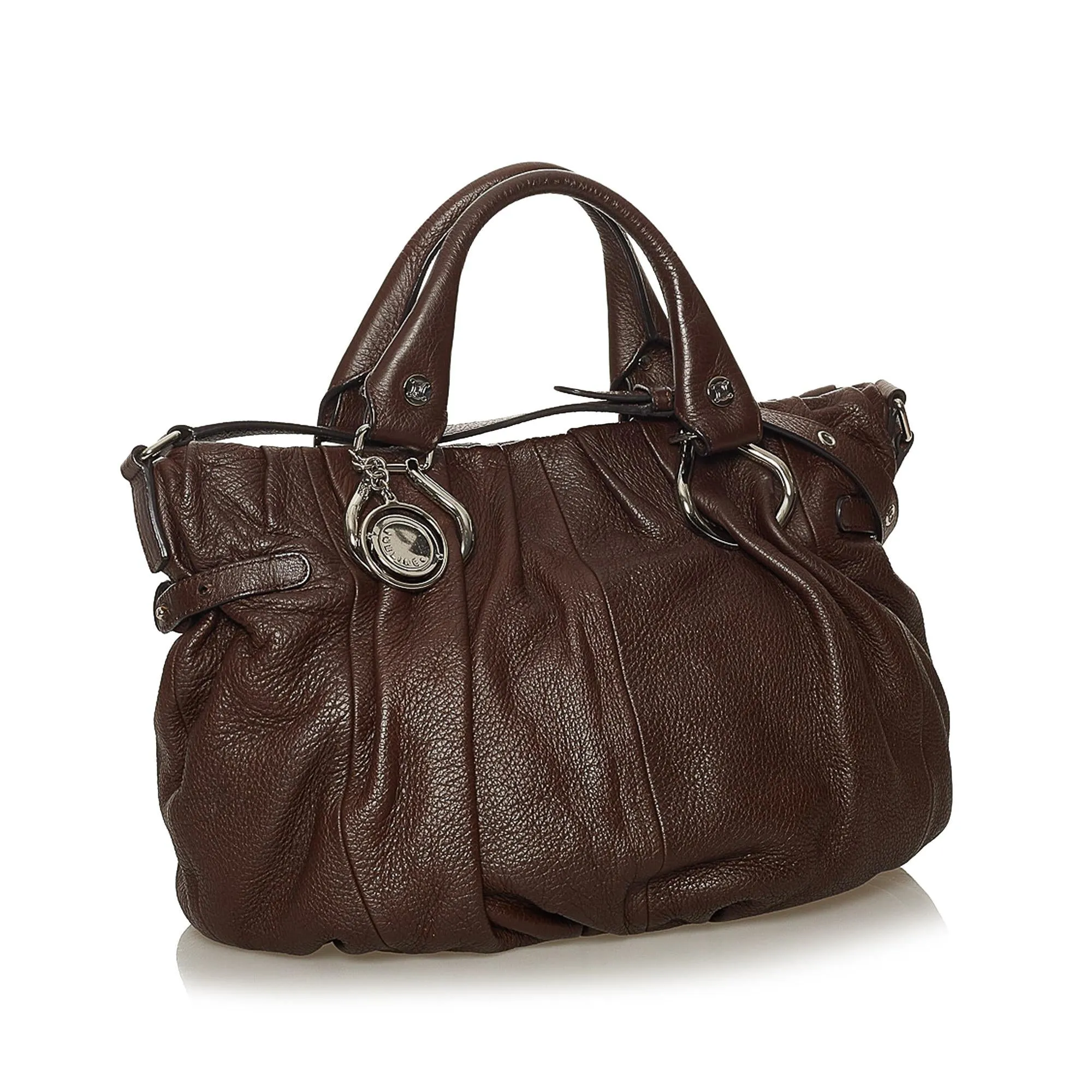 Celine Leather Satchel (SHG-29142)