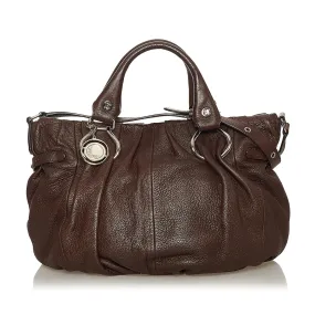 Celine Leather Satchel (SHG-29142)