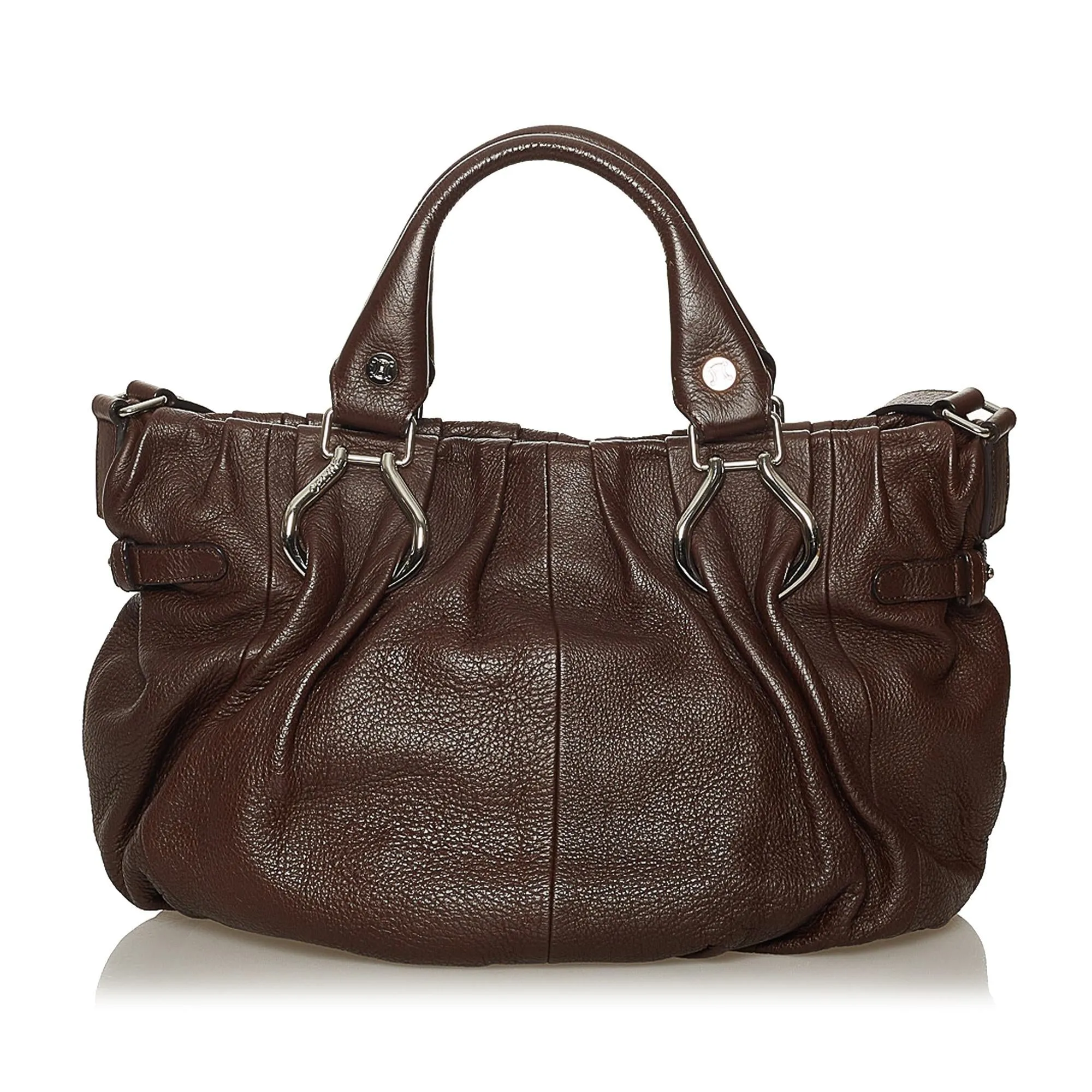 Celine Leather Satchel (SHG-29142)