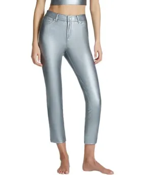 Commando Faux Leather Five Pocket Pant In Platinum