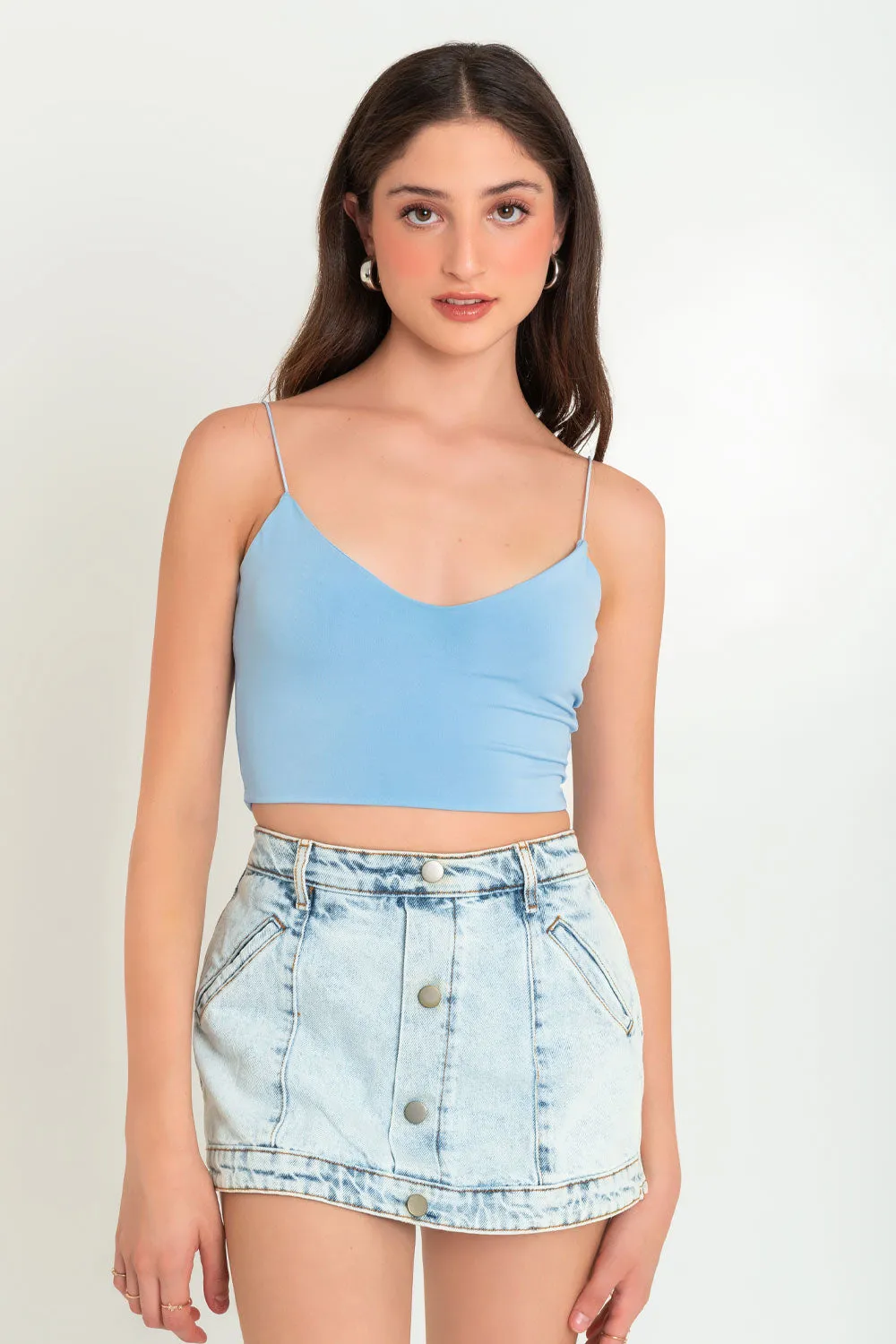 Crop top tirantes