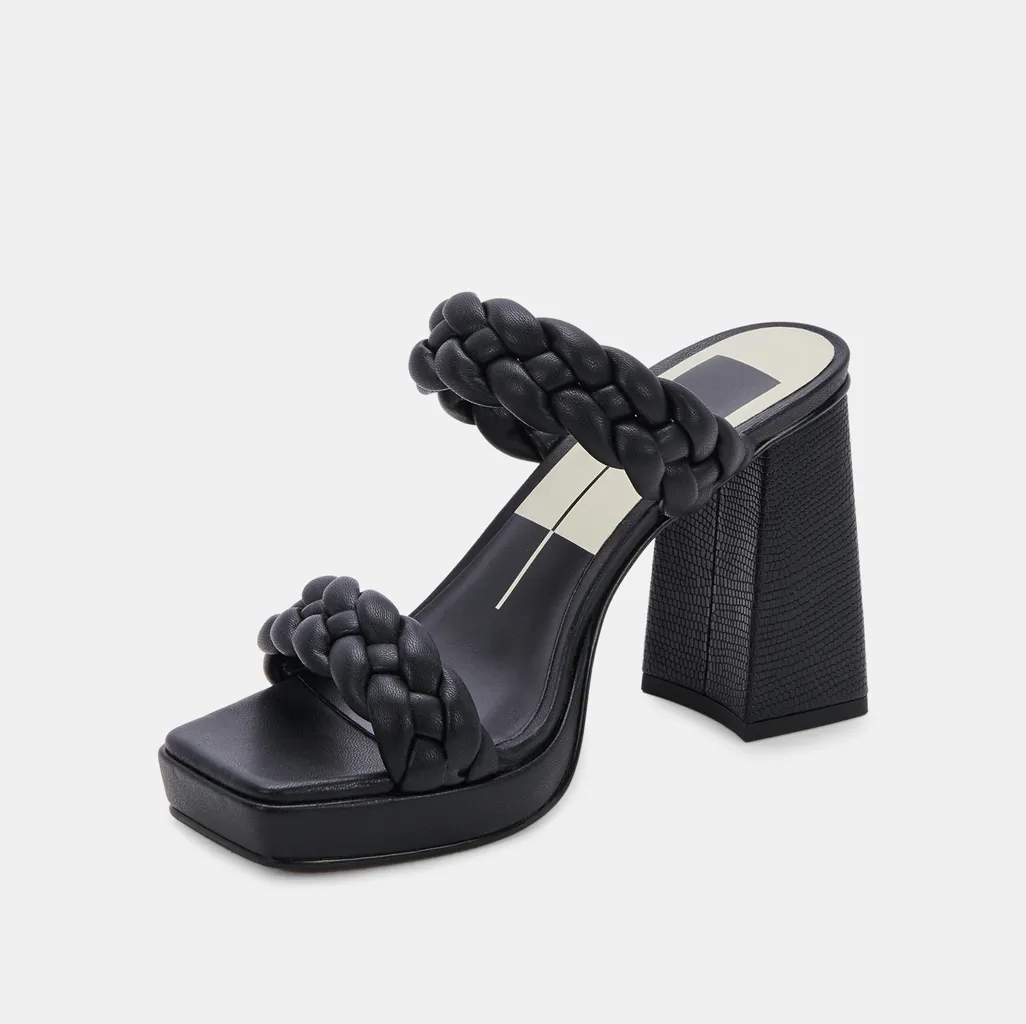 DOLCE VITA- ASHBY HEELS IN BLACK STELLA