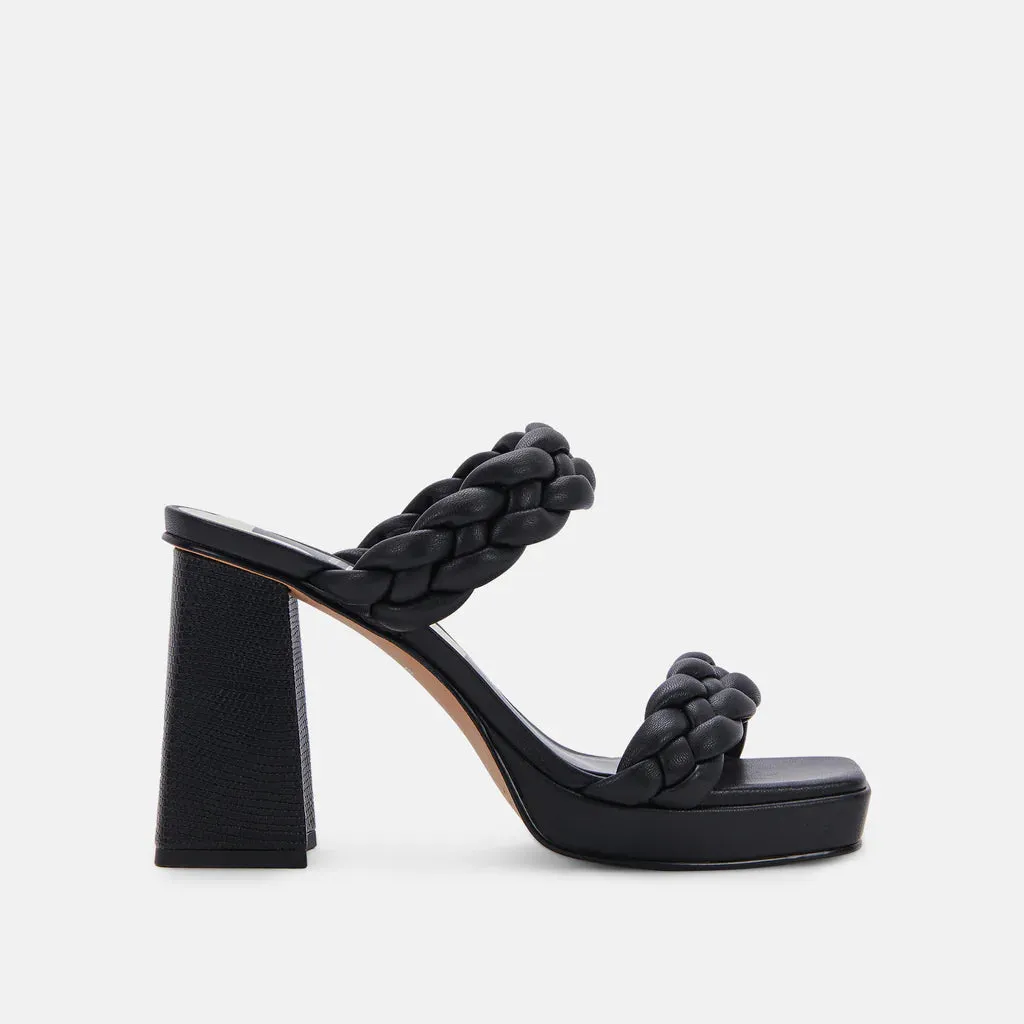 DOLCE VITA- ASHBY HEELS IN BLACK STELLA