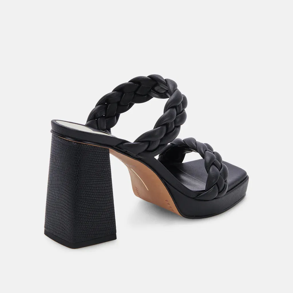 DOLCE VITA- ASHBY HEELS IN BLACK STELLA