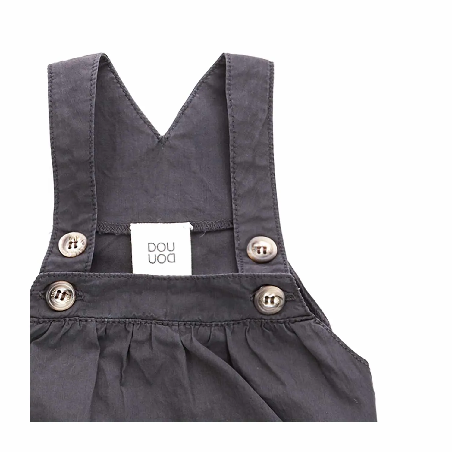 Douuod Baby Boy Grey Cotton Romper