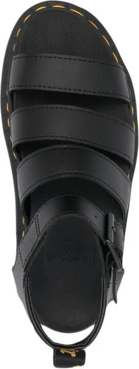 Dr. Martens buckled 70mm flatform sandals Black