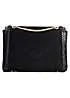 Dune London Black Diligently Chain Crossbody Shoulder Bag