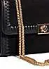 Dune London Black Diligently Chain Crossbody Shoulder Bag