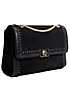 Dune London Black Diligently Chain Crossbody Shoulder Bag