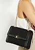 Dune London Black Diligently Chain Crossbody Shoulder Bag