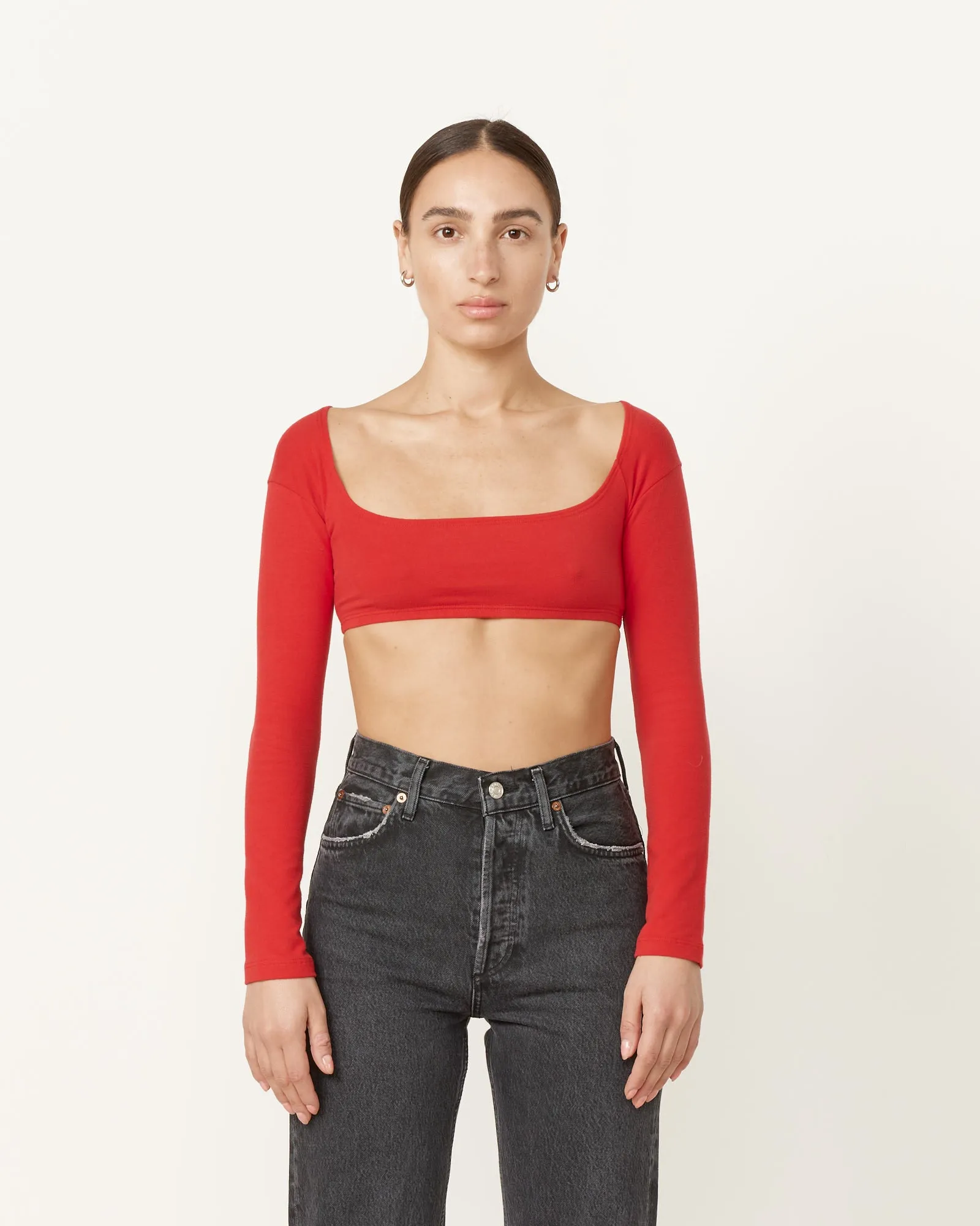 El Tigre Chiquito Crop Top in Tomate