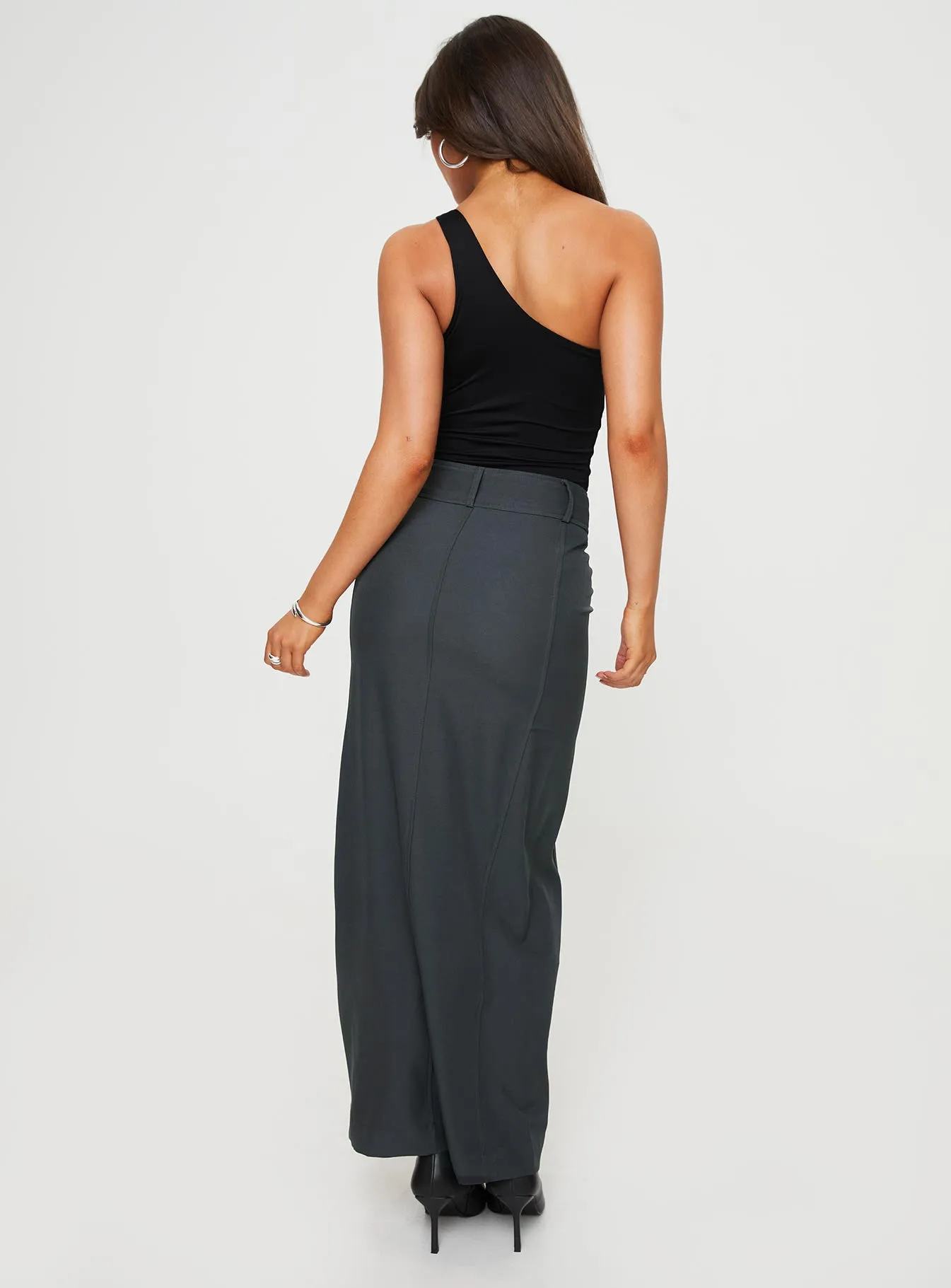 Fall Maxi Skirt Slate