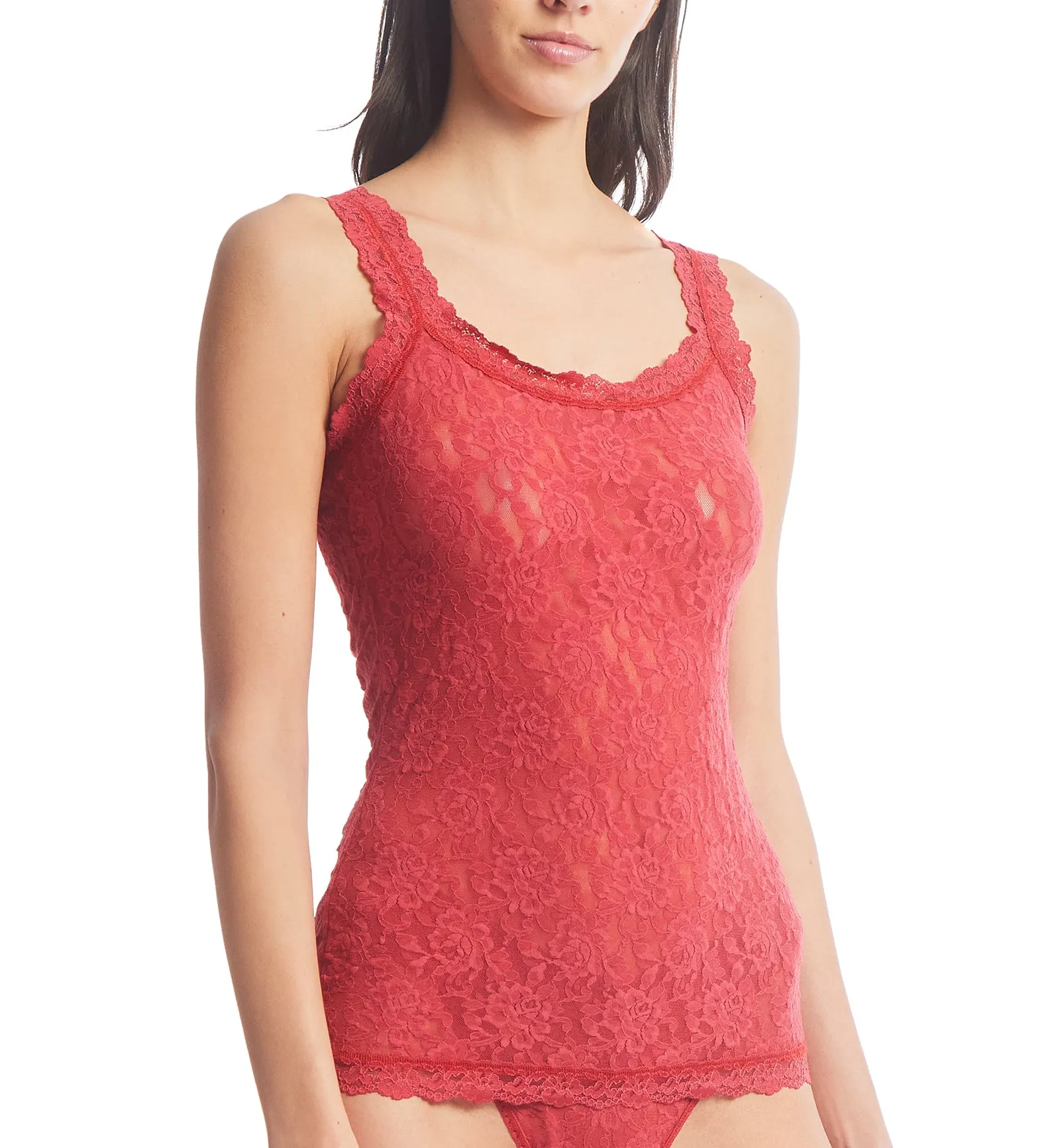 Hanky Panky Signature Lace Unlined Camisole (1390L) - Burnt Sienna