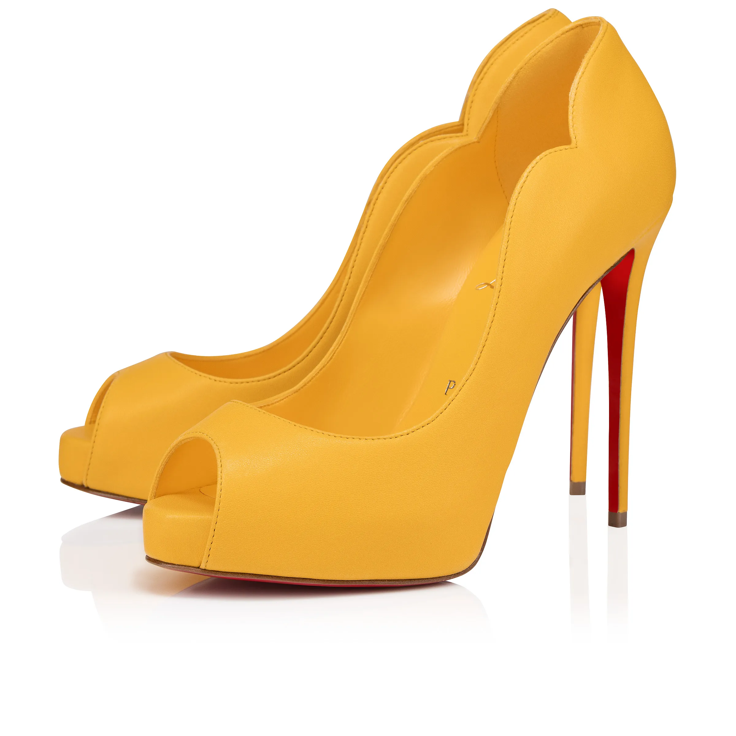 Hot Chick Alta 120 mm Pumps - Nappa leather - Pollen - Women