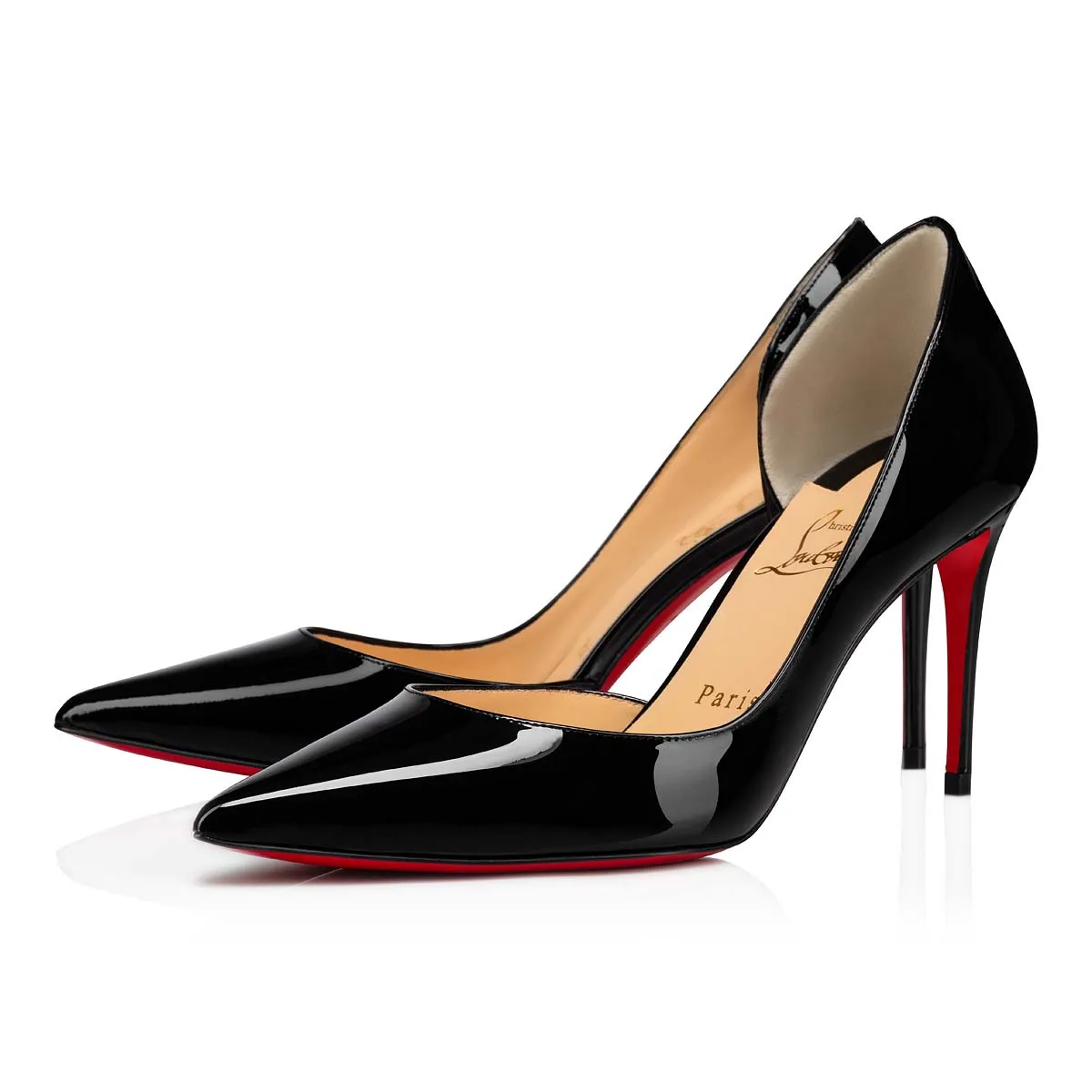 Iriza 85 mm Pumps - Patent calf leather - Black - Women