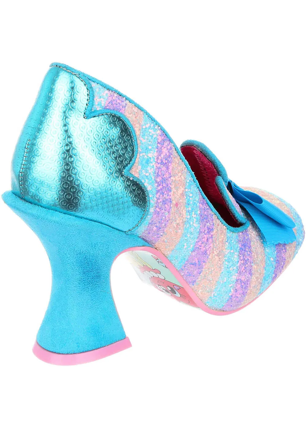 Irregular Choice Fleur De Lis 70's Pumps Blue