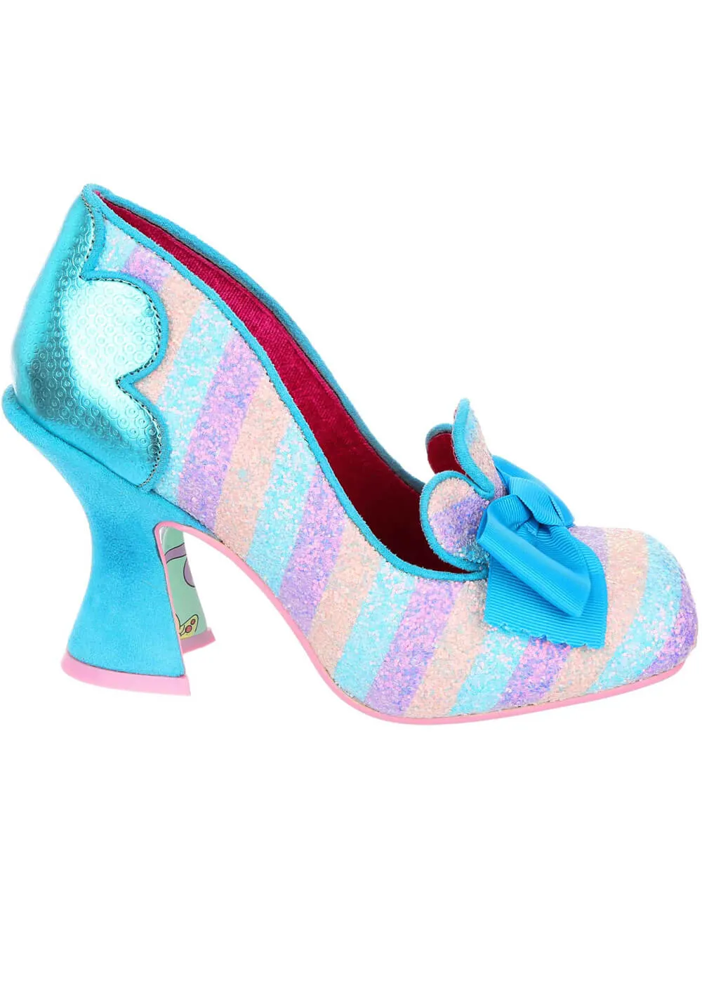 Irregular Choice Fleur De Lis 70's Pumps Blue