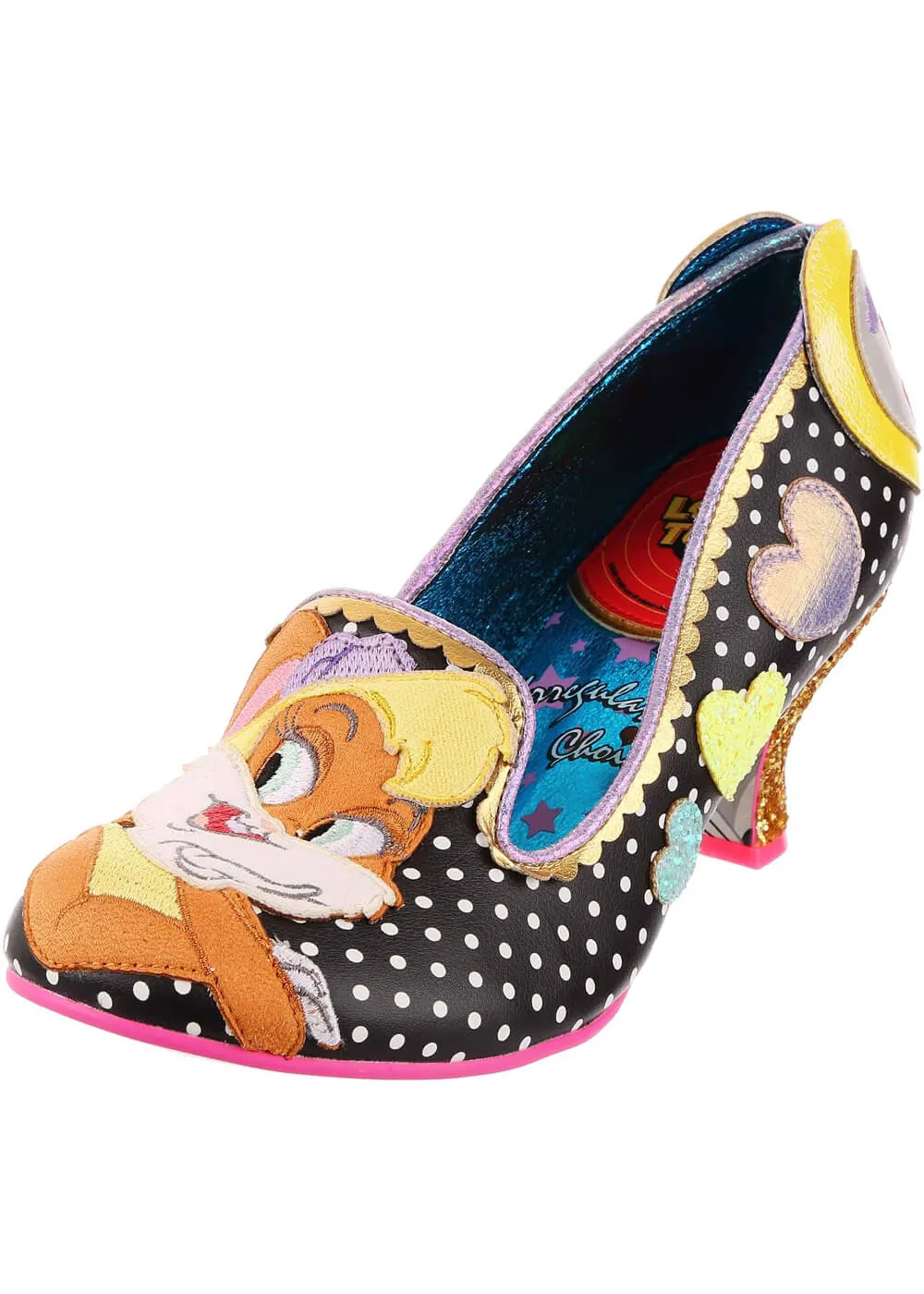 Irregular Choice x Looney Tunes Bunny Love 40's Pumps Black