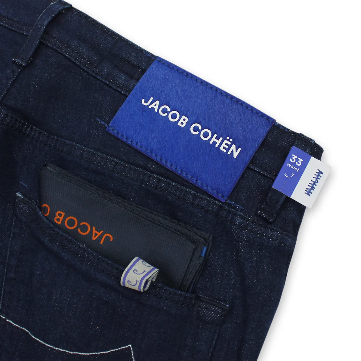 Jacob Cohen - Chris Skinny Fit Jeans in Dark Blue