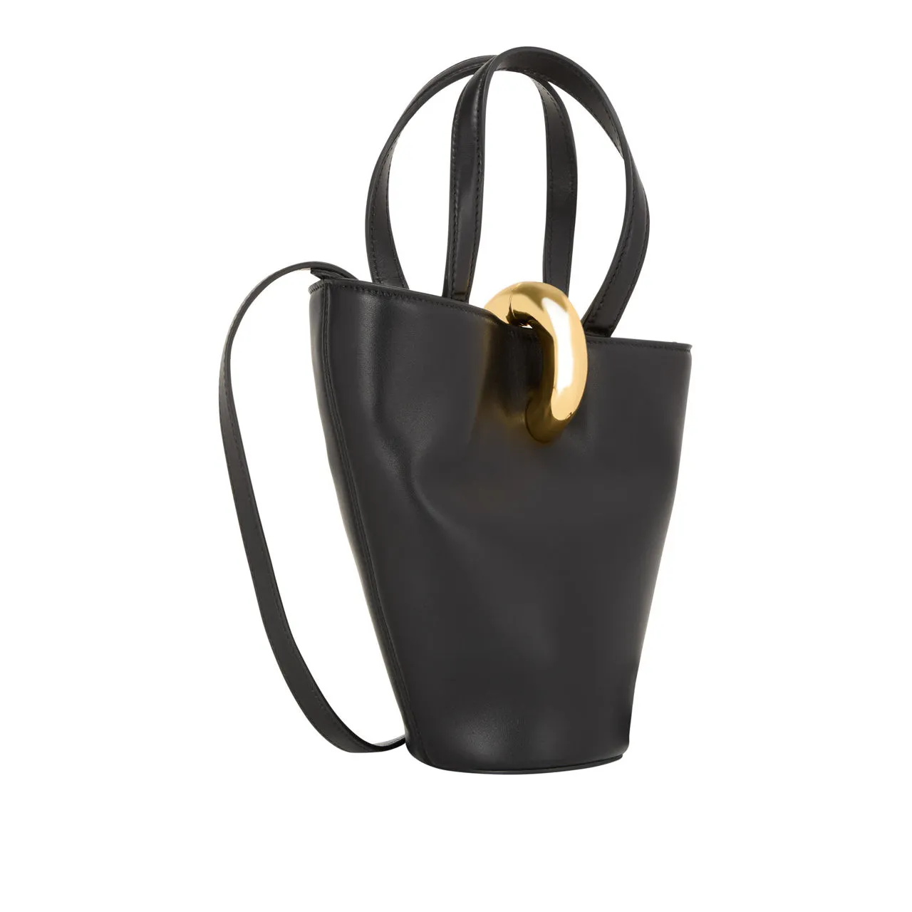 JACQUEMUS The Sustainable Edit Le Petit Bambola Tote Bag - Black