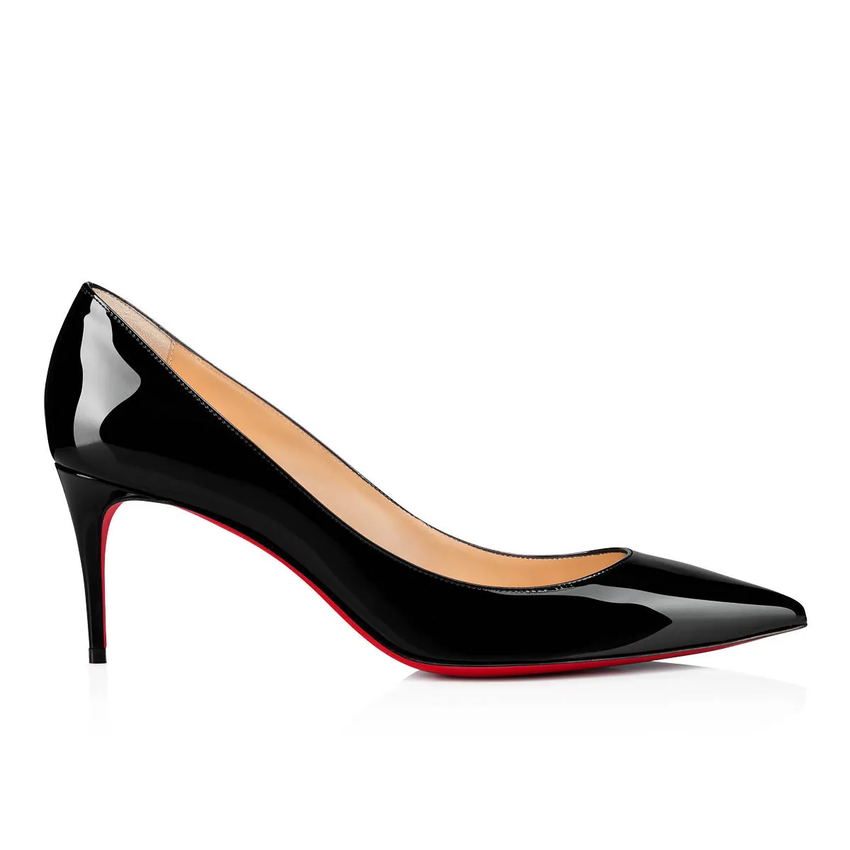 Kate 70 mm Pumps - Patent calf leather - Black - Women