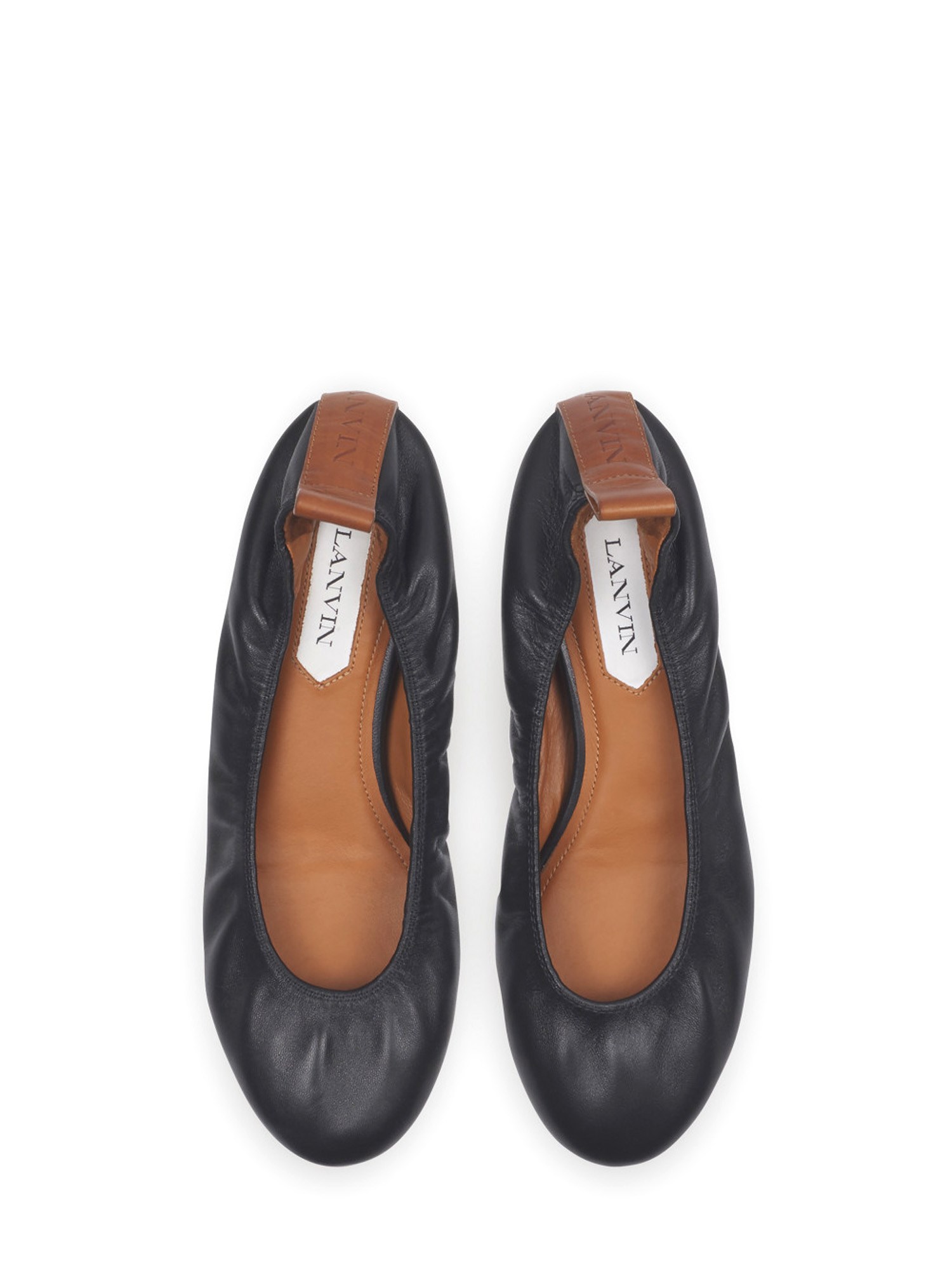 LANVIN    LEATHER BALLERINA