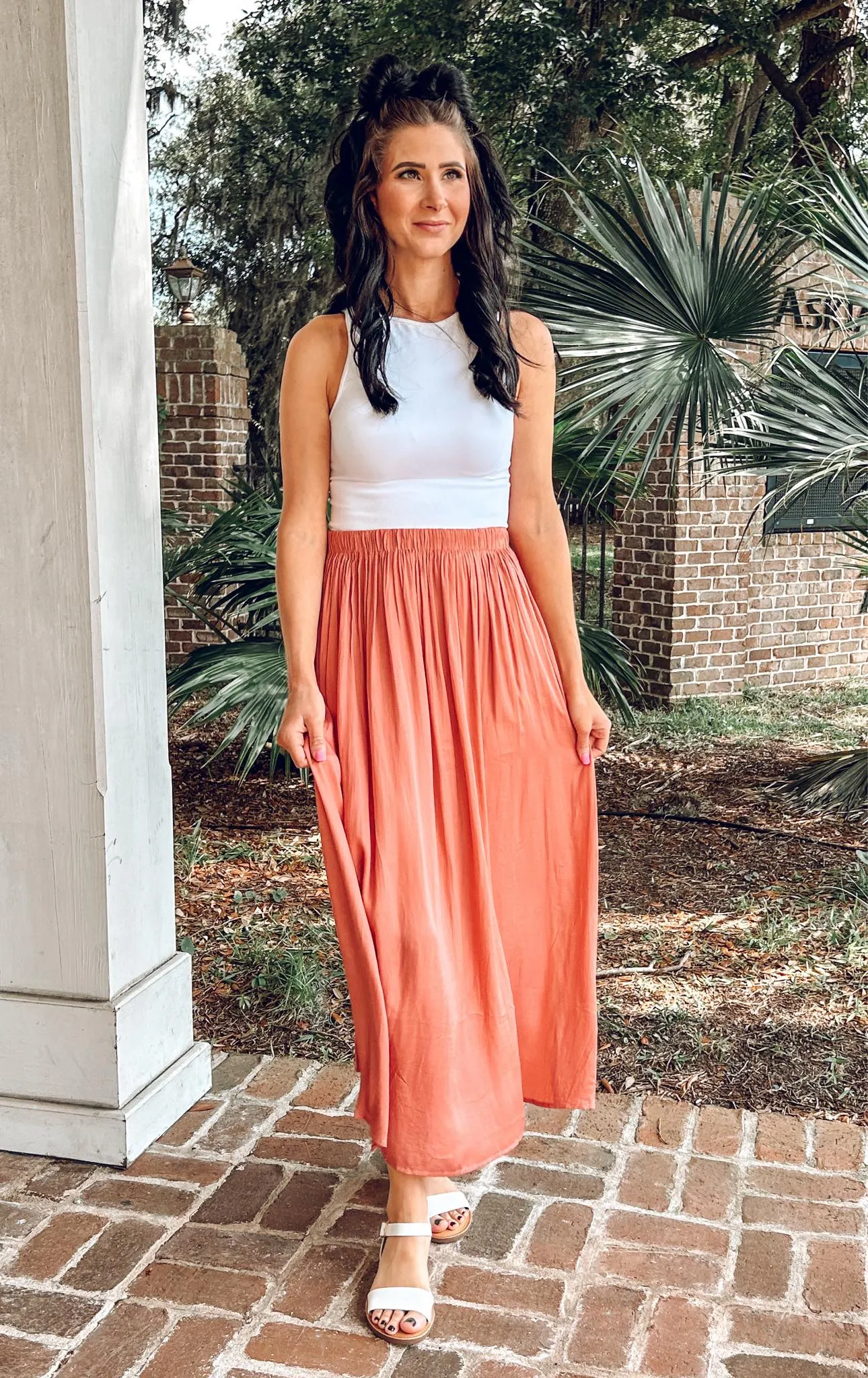 Lately Maxi Skirt | Rosewood