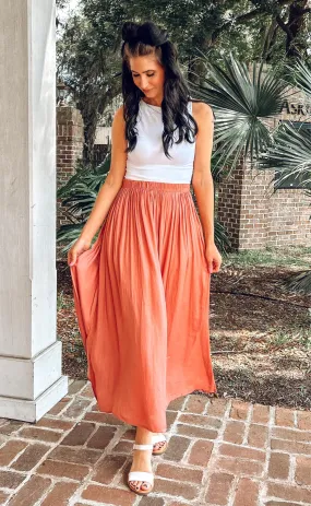 Lately Maxi Skirt | Rosewood