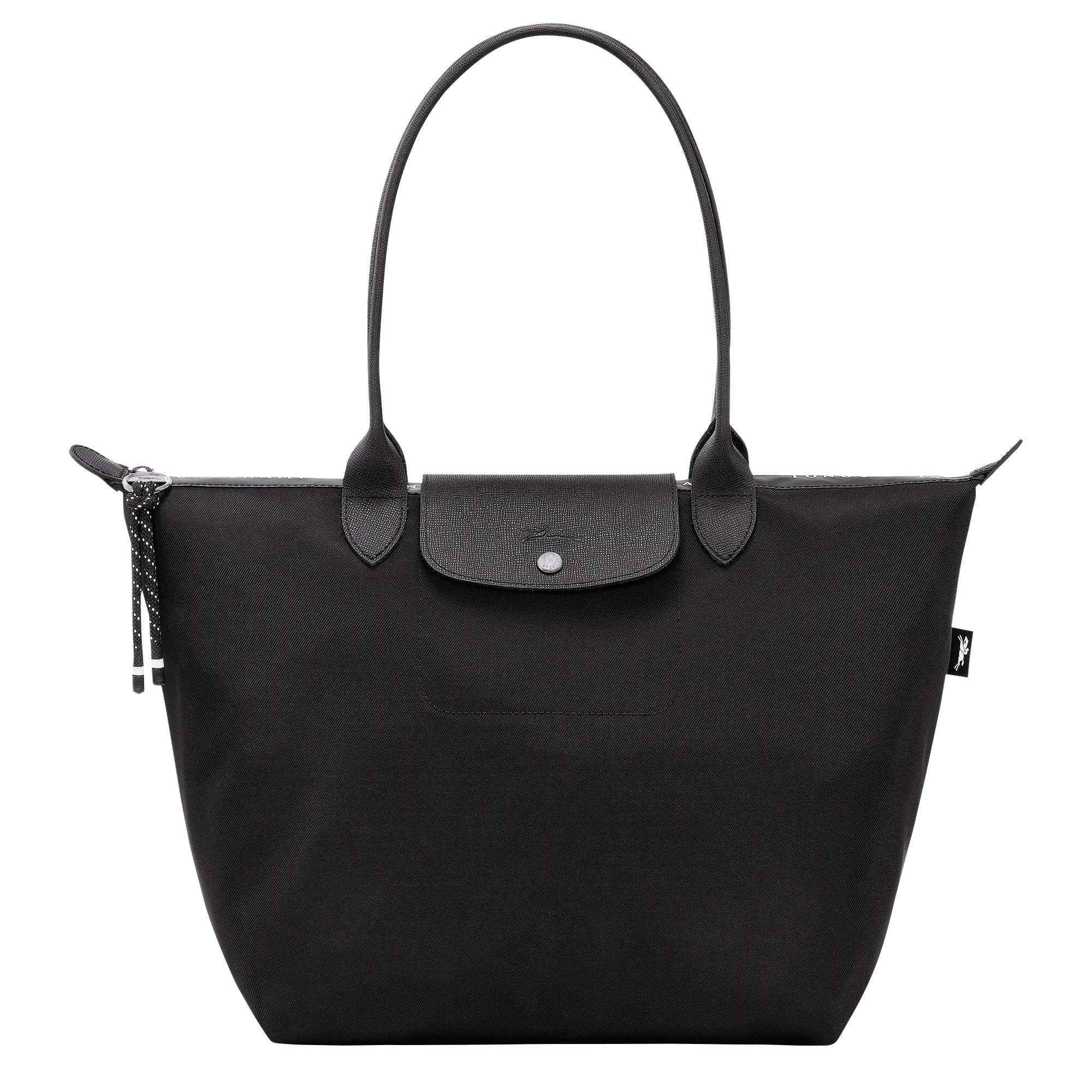 Le Pliage Energy L Tote bag Black - Recycled canvas