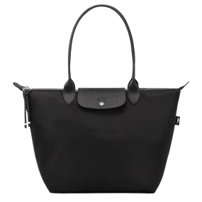 Le Pliage Energy L Tote bag Black - Recycled canvas