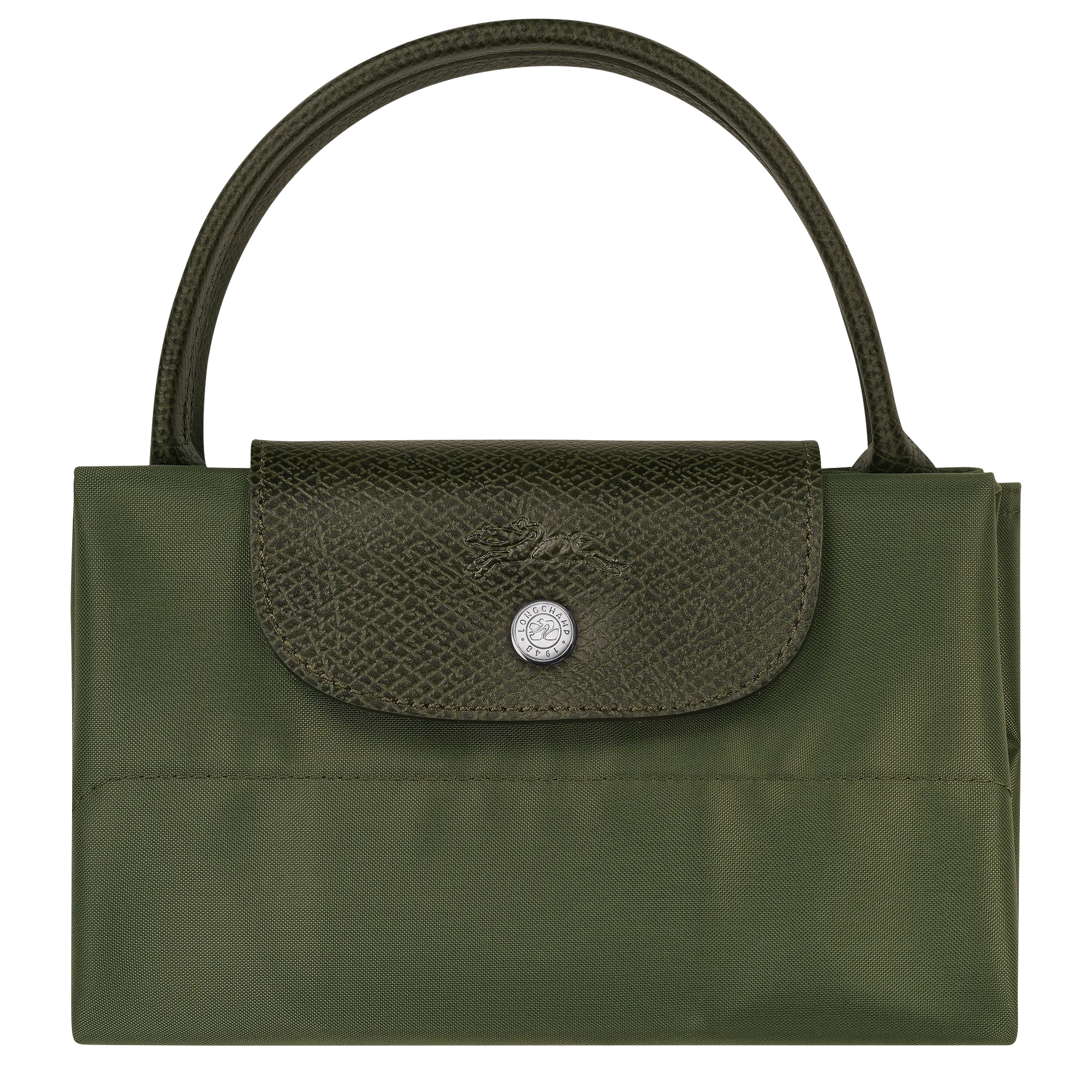 Le Pliage Green M Tote bag Forest - Canvas