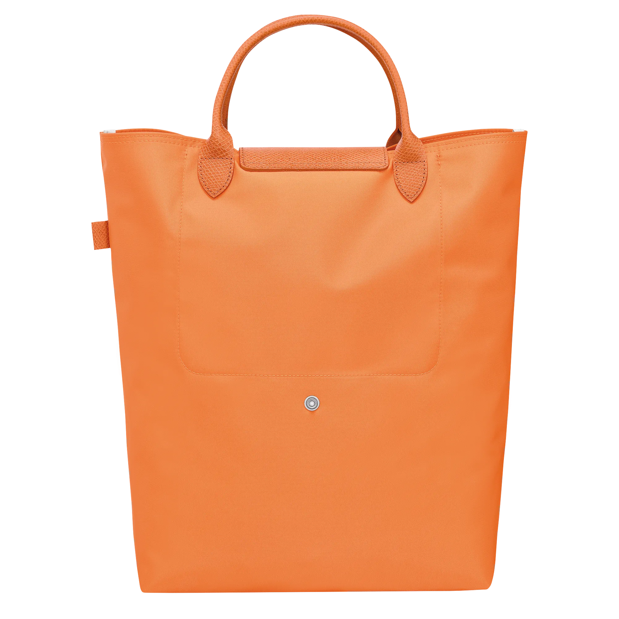 Le Pliage Green M Tote bag Orange - Canvas