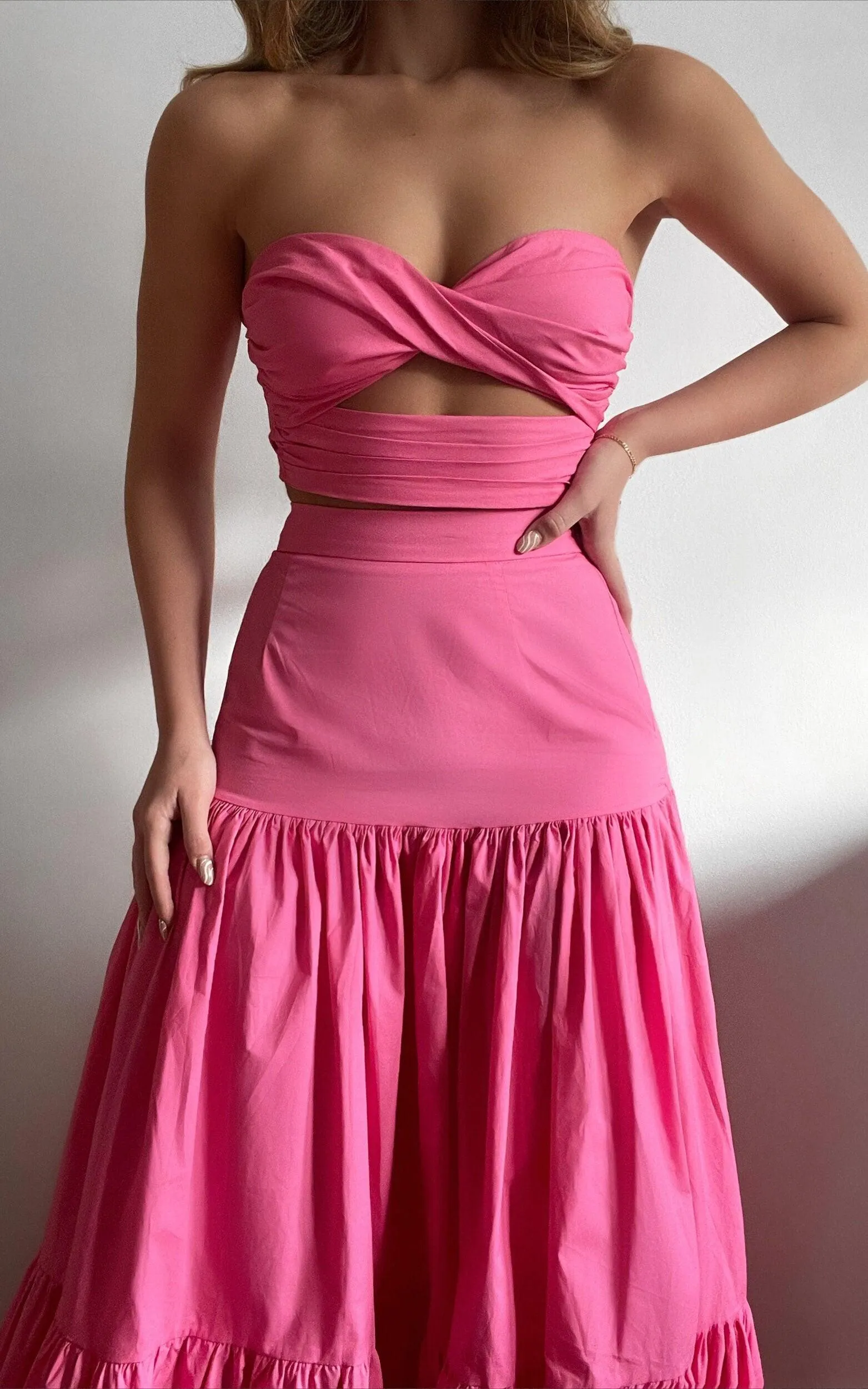 Leilani Maxi Skirt - Pink