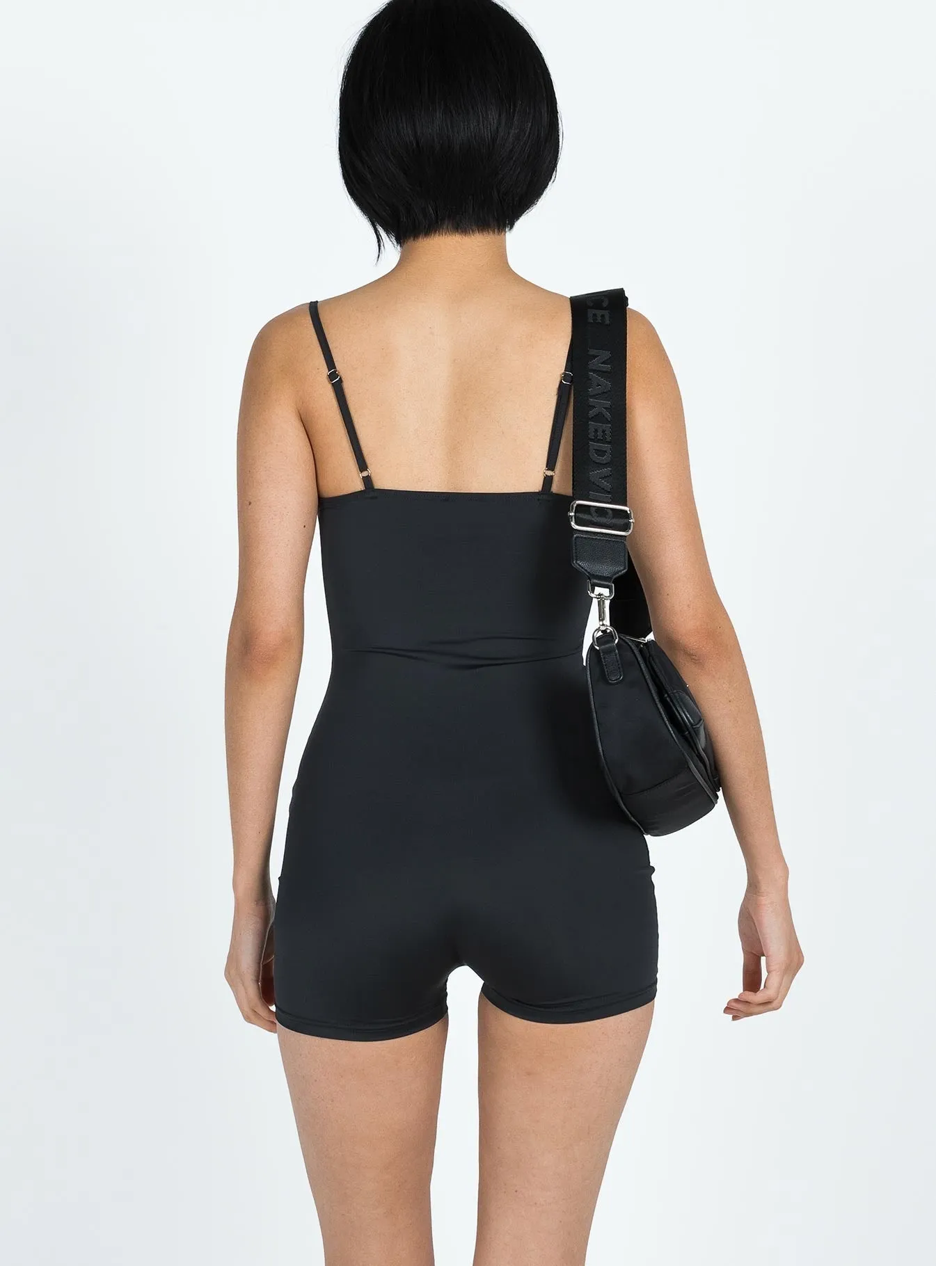 Linden Romper Black