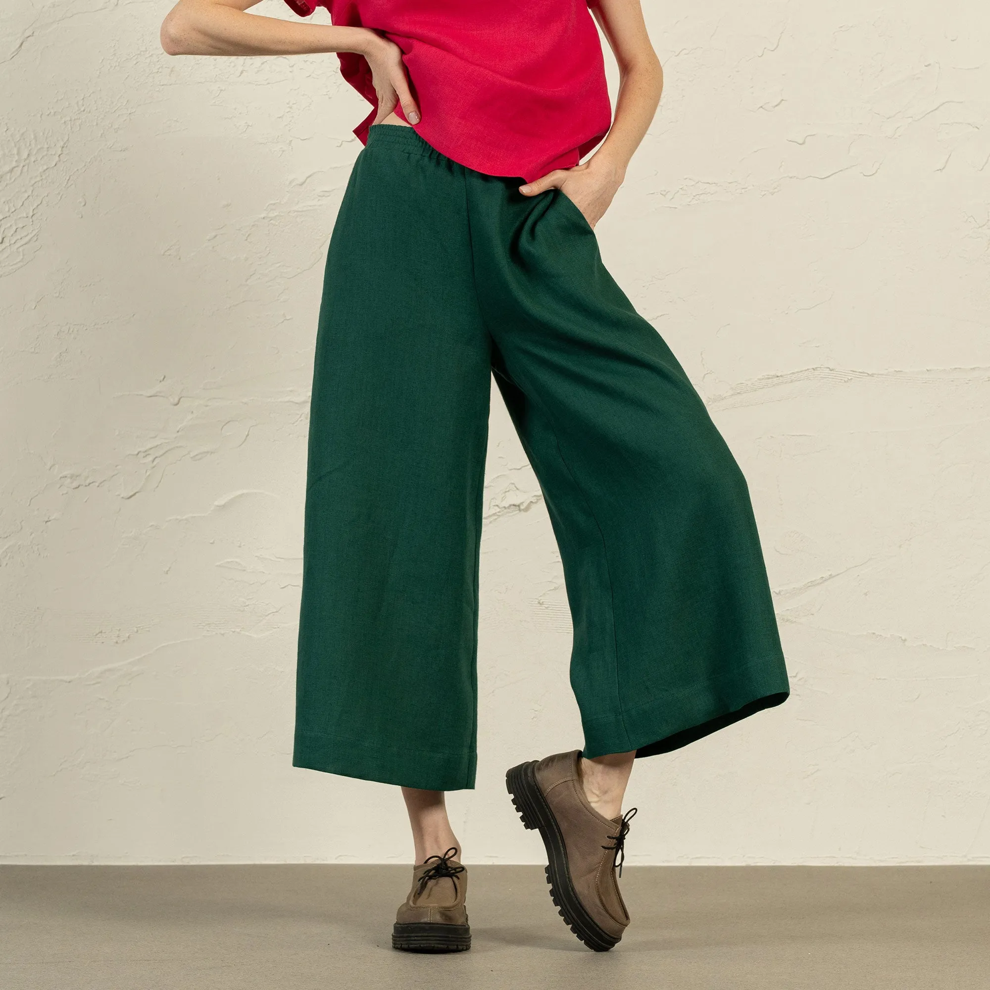 Linen Culottes Lana