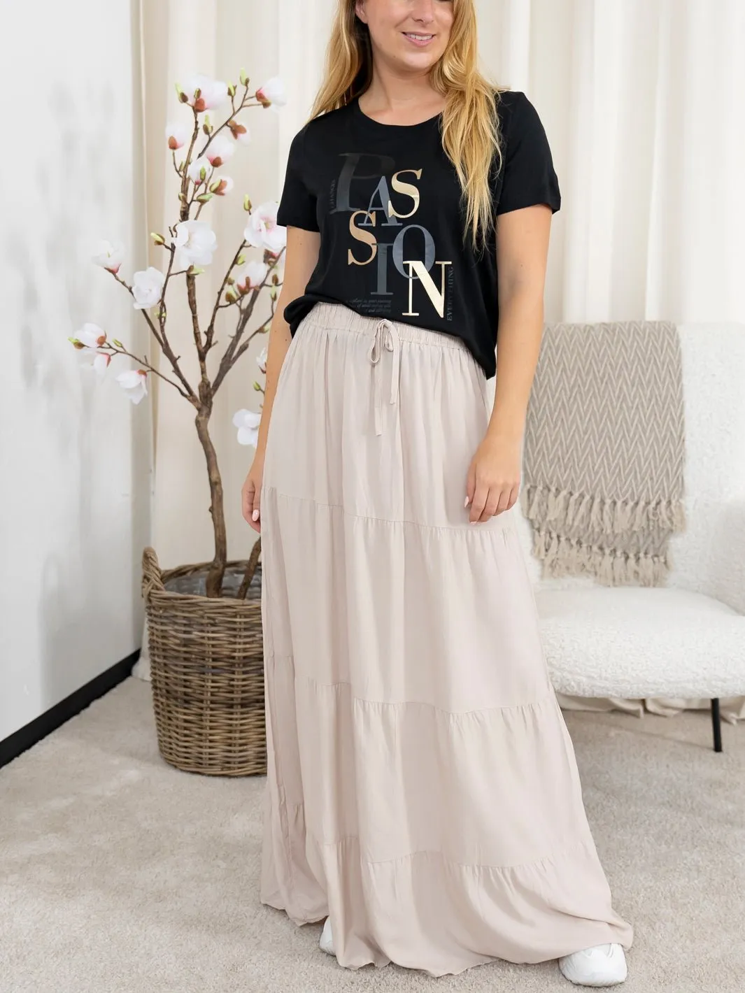 Linnea skirt beige