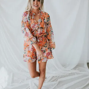 Lio Print Romper