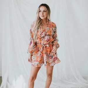 Lio Print Romper