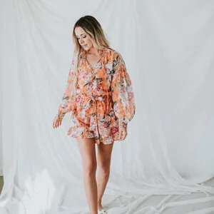 Lio Print Romper