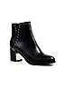 Lunar Tatum Black Ankle Boots